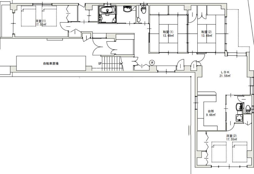 Guest House Flora Otemachi/フローラ大手町 Hiroshima Exterior foto